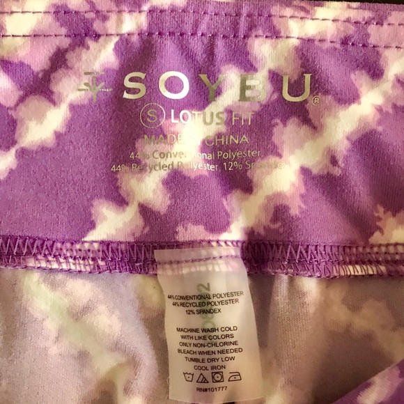 🔥⚡️BOGO SALE⚡️🔥Soybu tie dye workout legging NWT - Picture 6 of 7